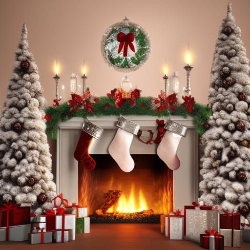 Luxury Christmas: Silver, White, and Candlelight Holiday