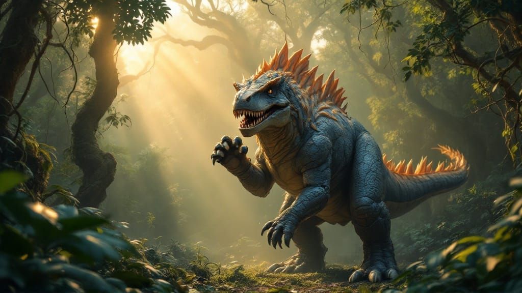 Bluldi Rex and Pese Full Thor in Primordial Jungle