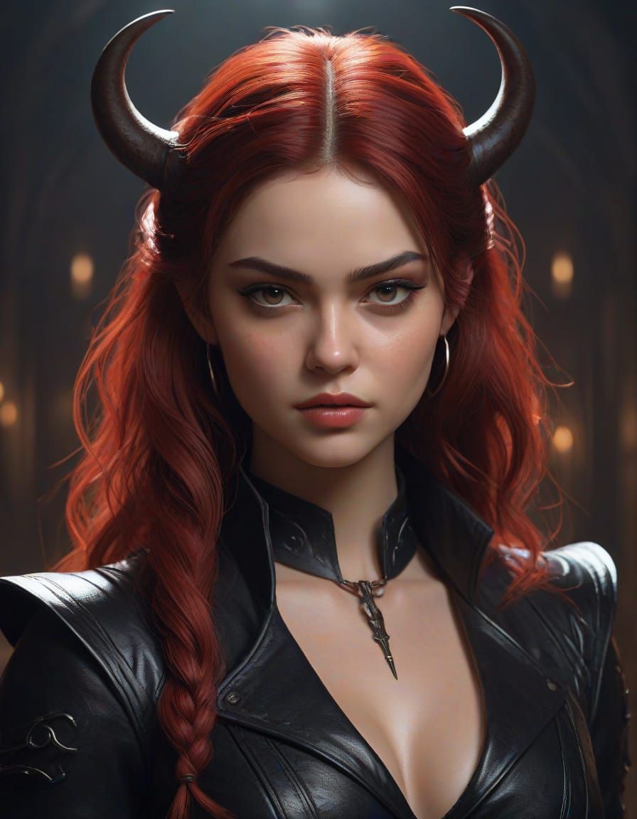 Odeya Rush as Satana Hellstrom in Cinematic Concept Art