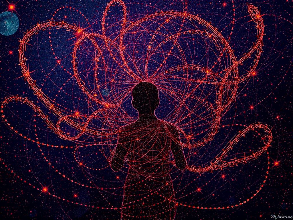 Cosmic Geometry in Vibrant Colors