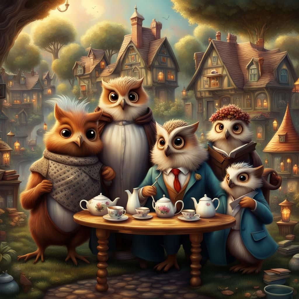 Enchanted Tea Party in Storybook Town