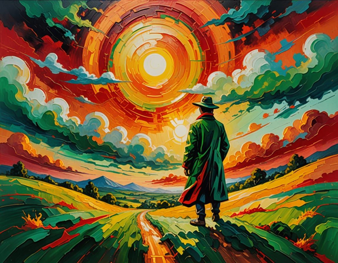 Spotting Colourful Landscape