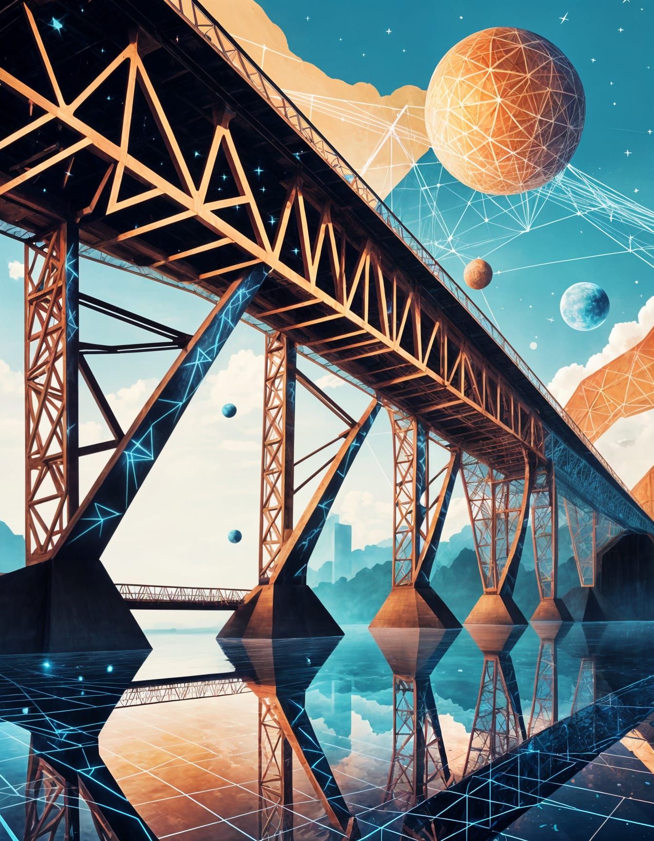 Bridge Design with Triangle Formulas