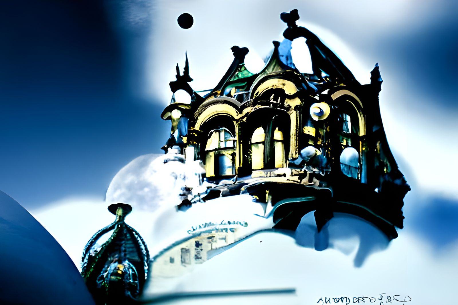 Magical Fantasy Museum of Wonder on the Moon