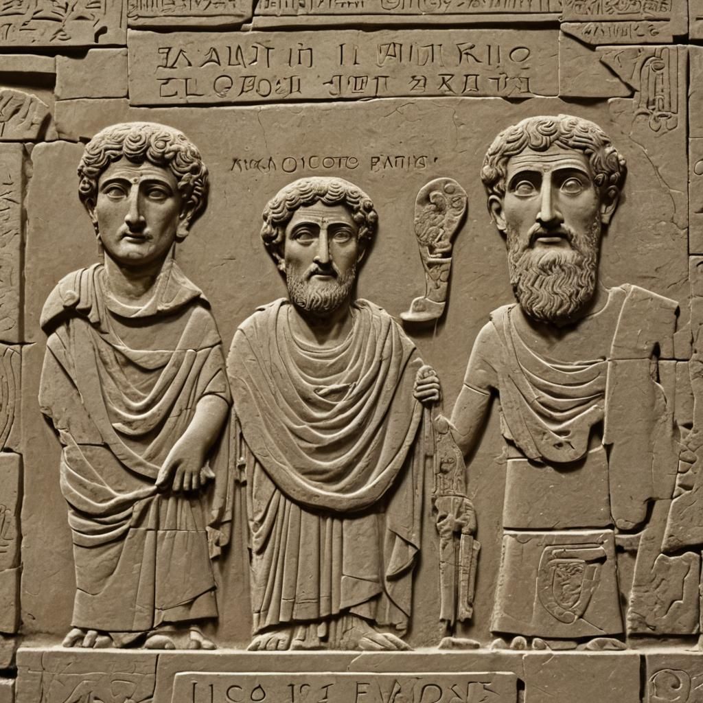 AI Interpretation of Ancient Idiots Concept