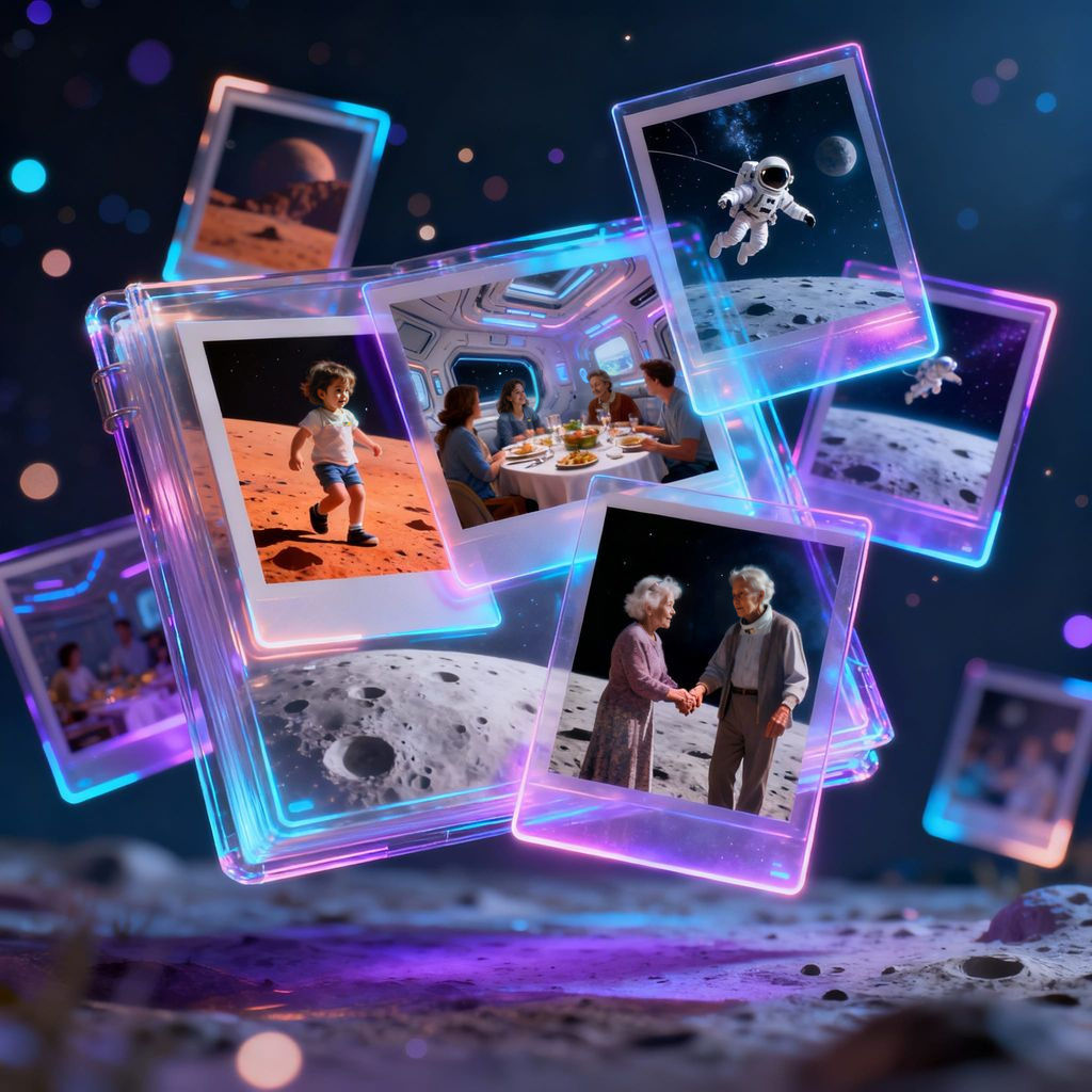 Holographic Photo Album of Future Memories