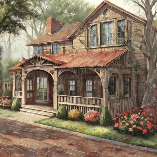 Abstract Artistry: An AI Interpretation