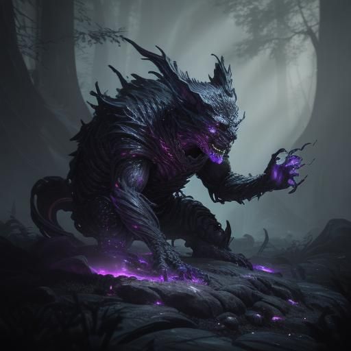 Obsidian Shardling in Dark Fantasy Style