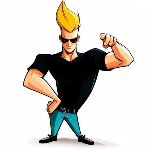 Johnny Bravo ( Cartoon Character )
