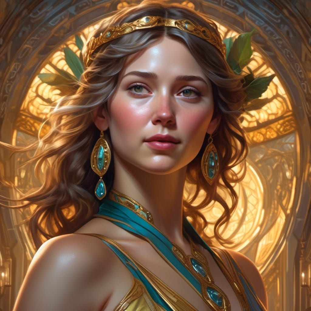 <lora:Model:1.0> head and shoulders portrait, 8k resolution concept art portrait by Greg Rutkowski, Artgerm, WLOP, Alpho...