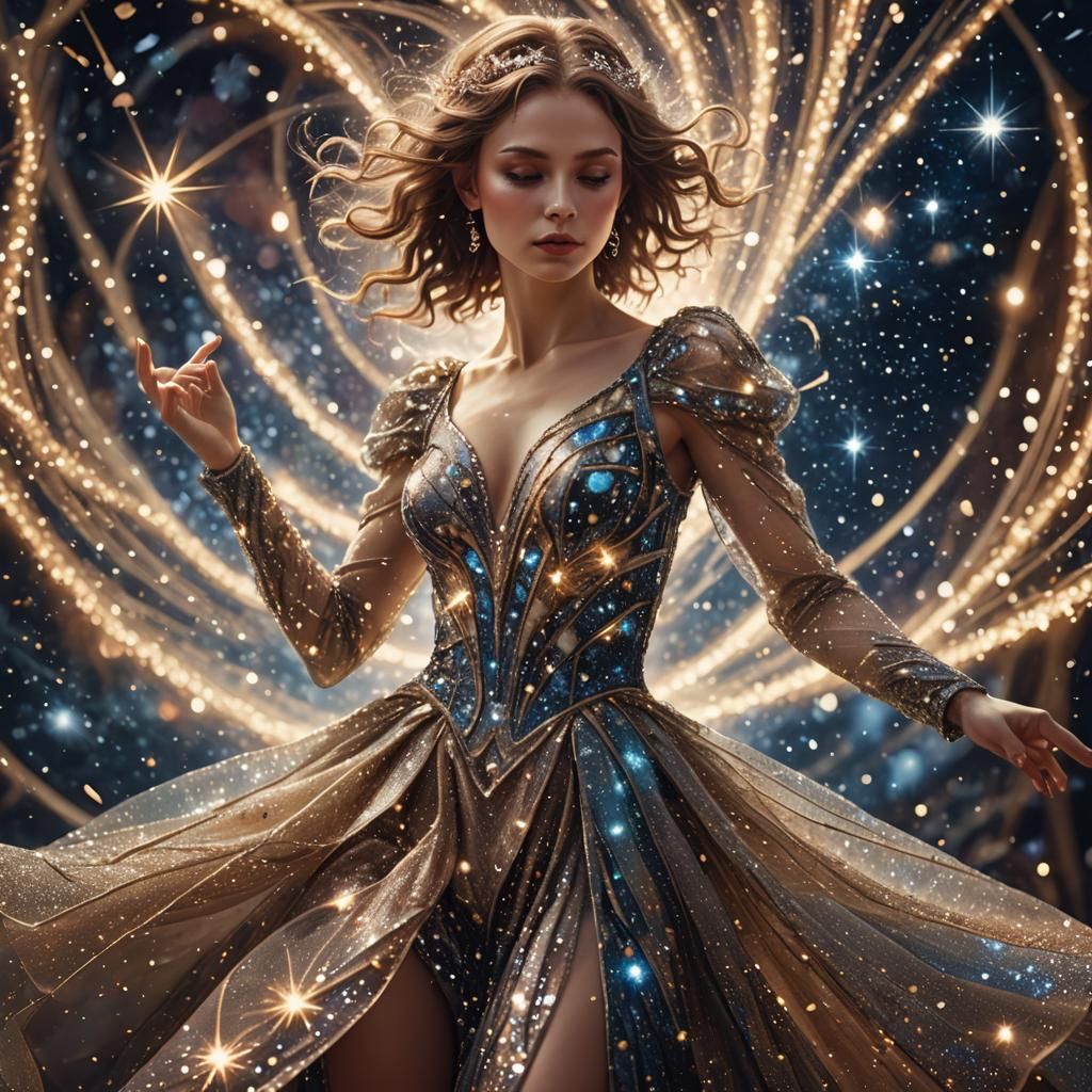 Magical Star Dress: Fantasy Concept Art