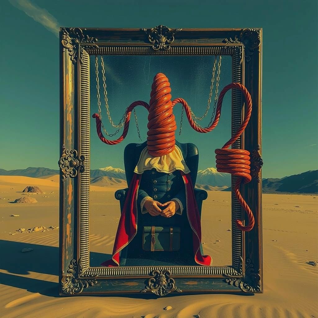 Abstract Swirling Red Forms Twisting and Curling