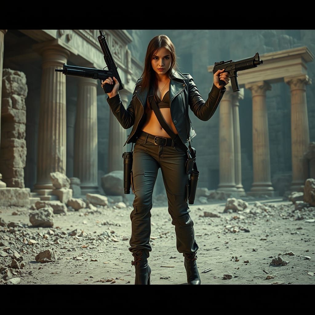Tomb Raider in Ruins: Cinematic Film Still