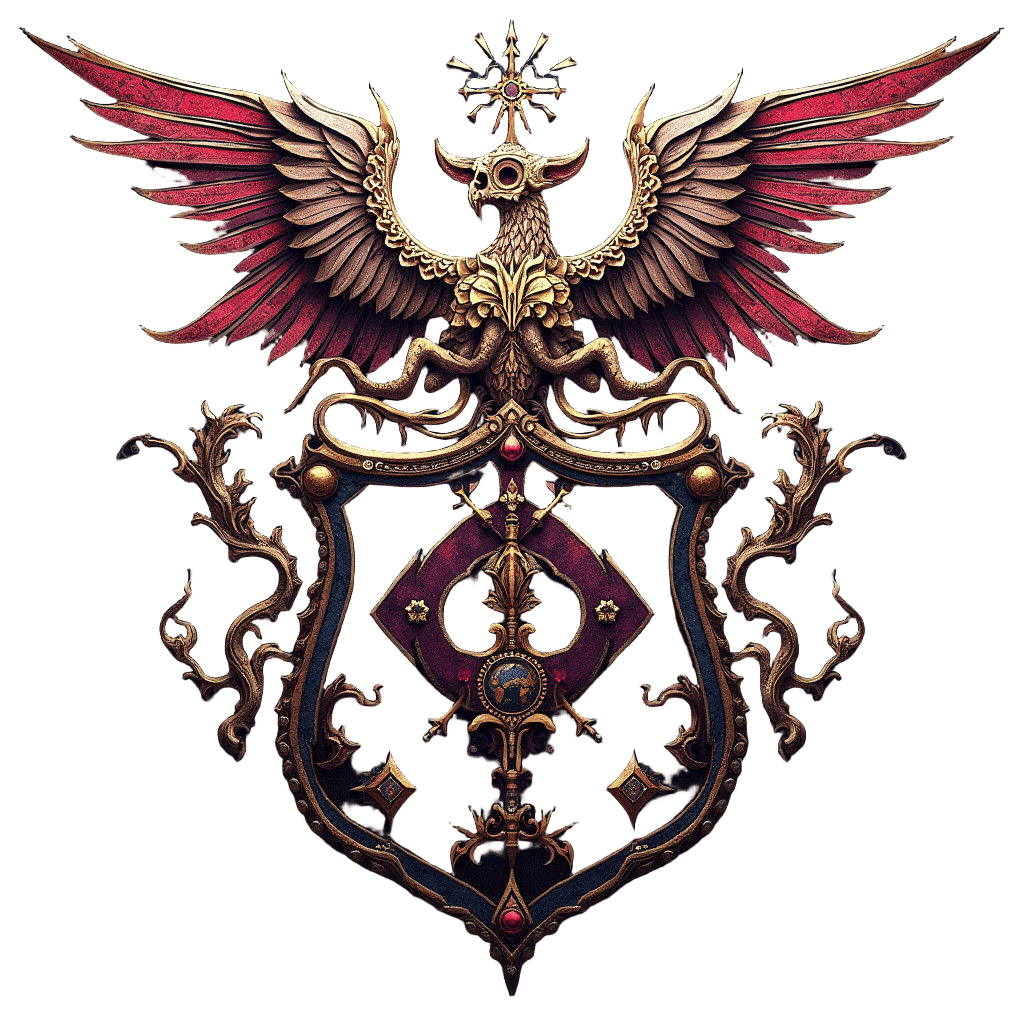Necromancer Coat of Arms: Fantasy Concept Art