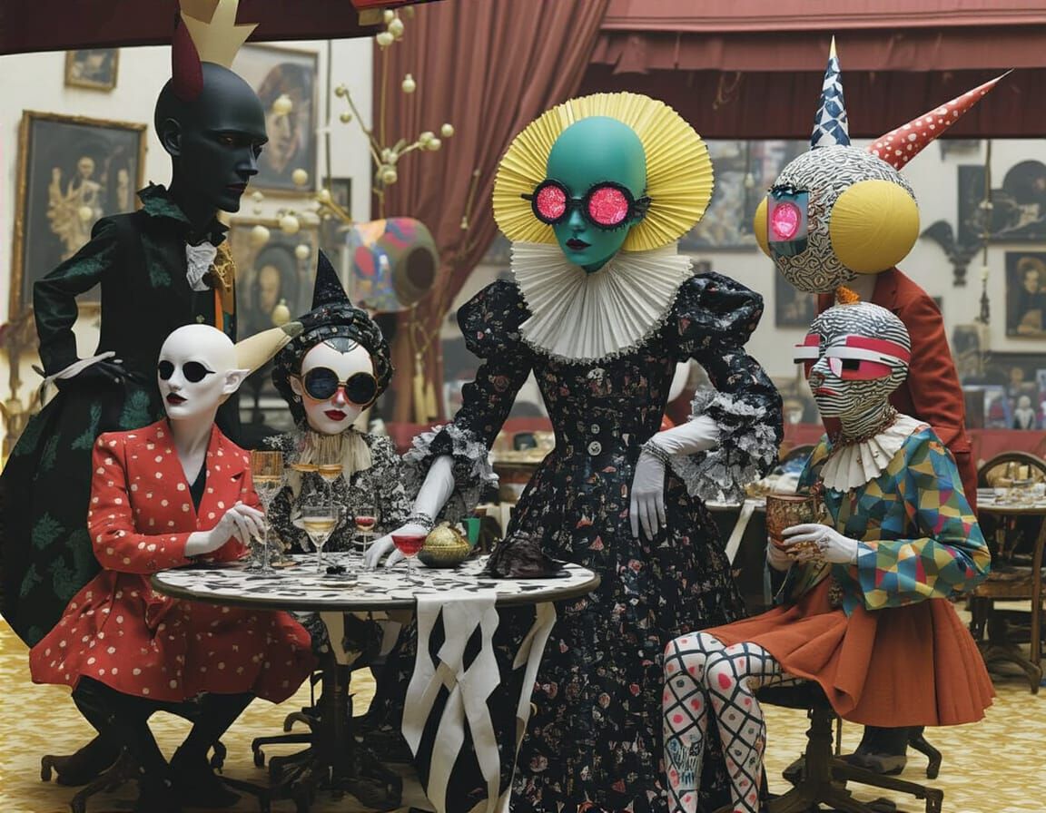 Götterdämmerung 3D broken jagged fractured fairy tales semic...