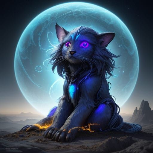 Ethereal Psionis in Celestial Glow