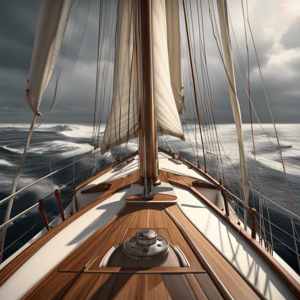 1958 Concordia Yawl on the Open Sea