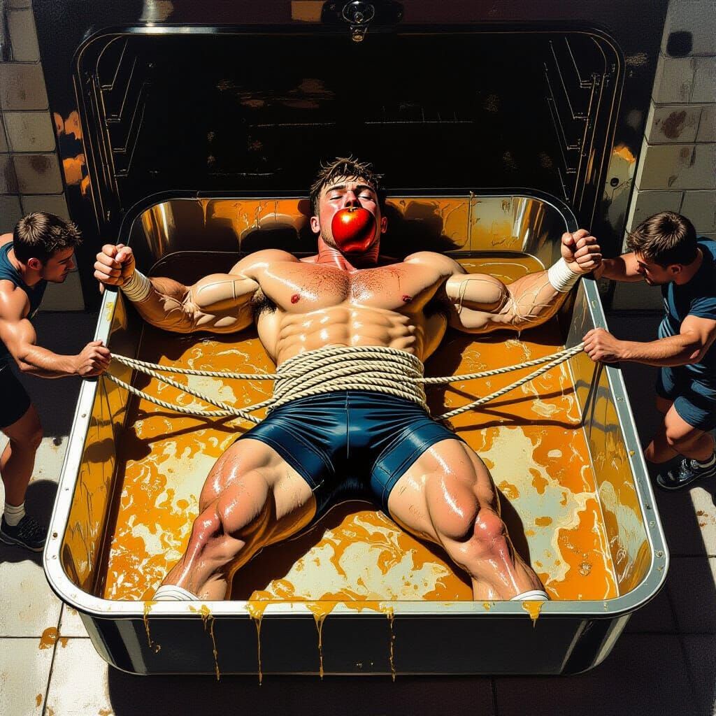 Horror Scene: Football Coach in Oven