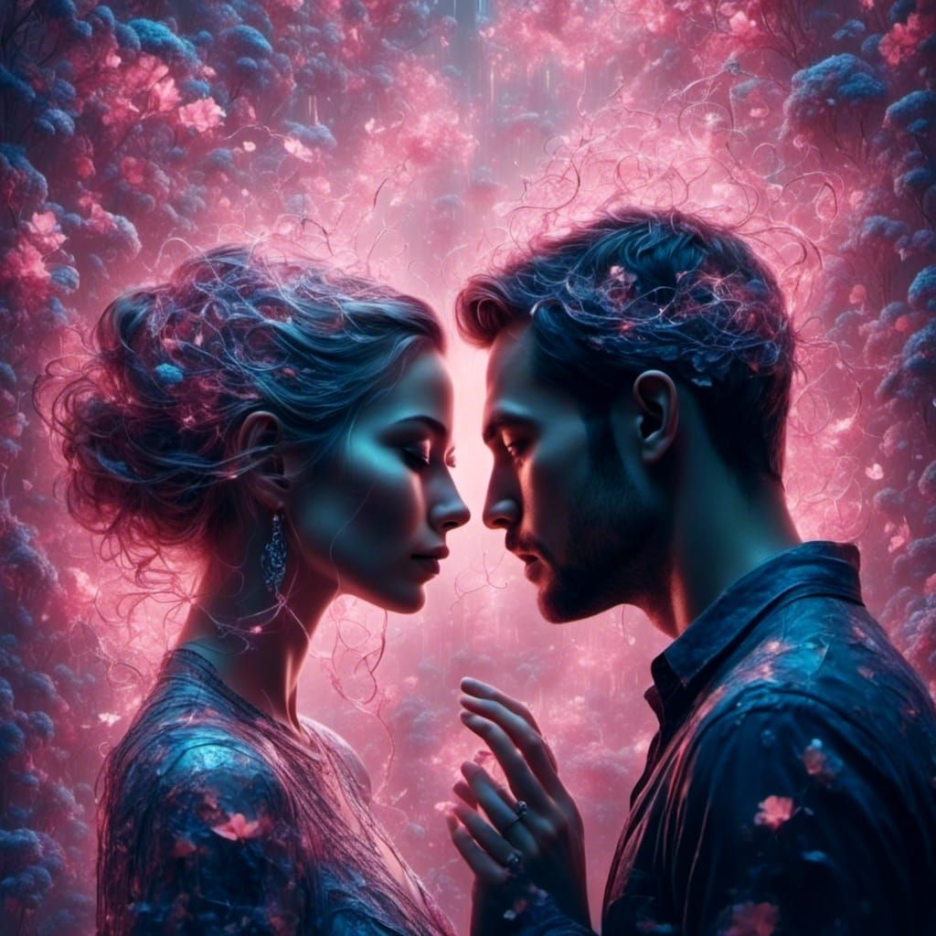 Touching Heads: A Super-Realistic Dream of Life