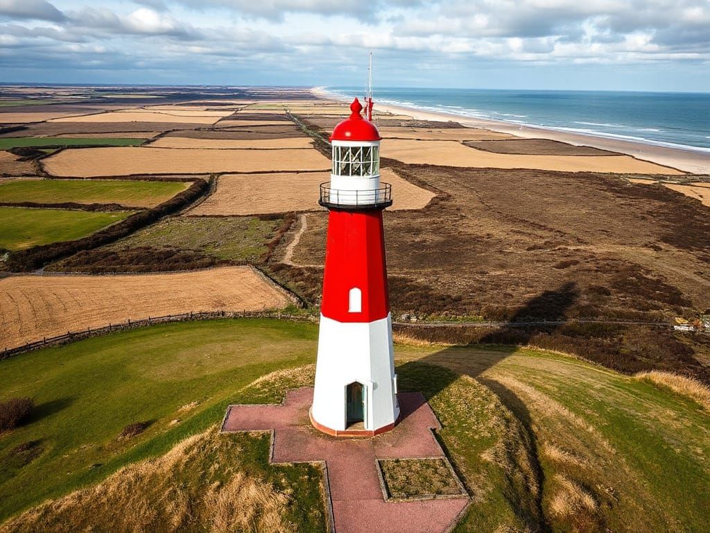 Happisburgh Lighthouse in Norwich, Norfolk