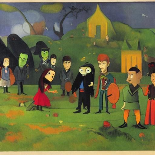Vampire Tournament: Gauguin Meets Aardman Animation