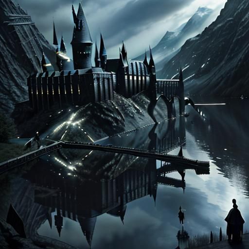Harry Potter in the Black Lake: 3D Render