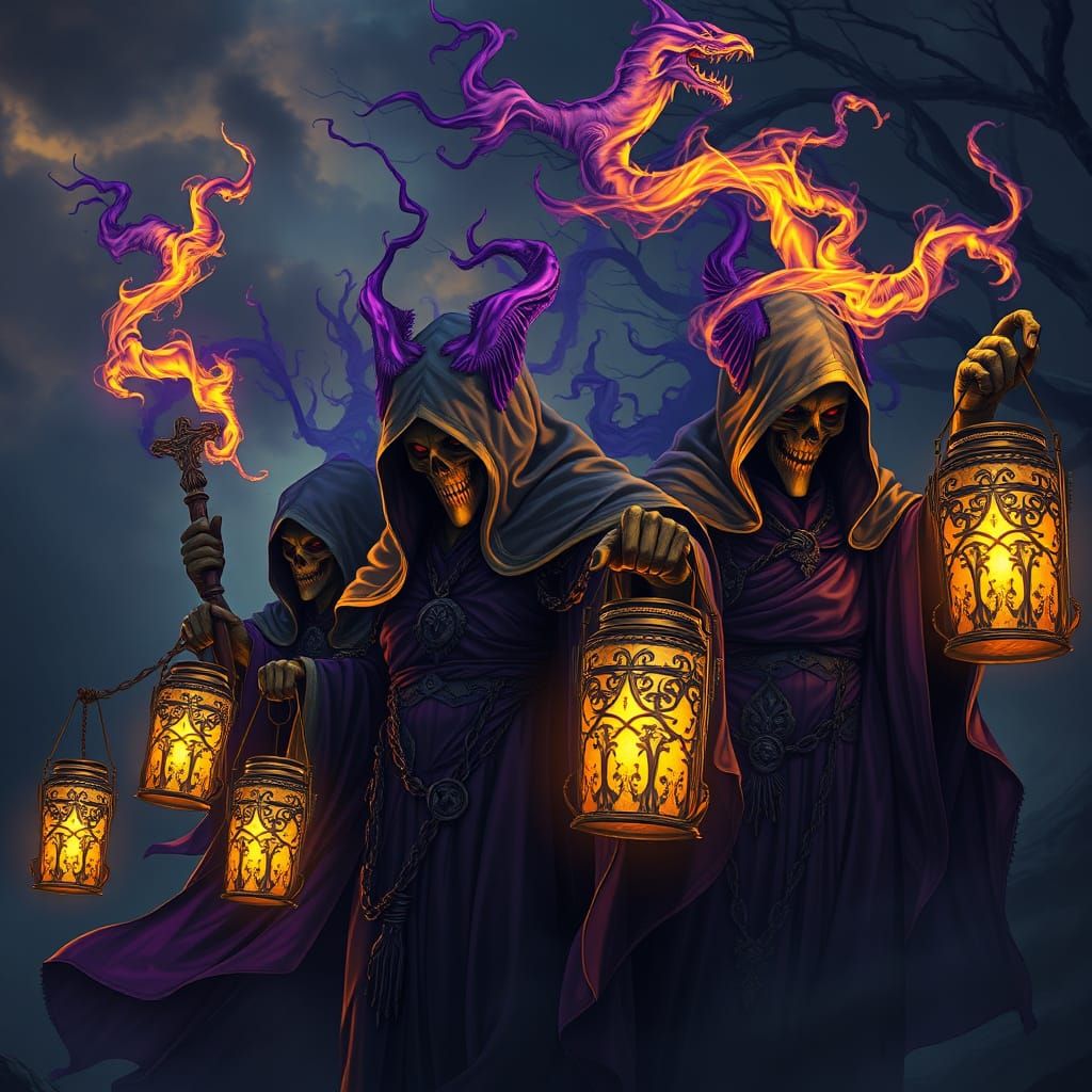 Ghoulish Guardians of Justice Illuminate the Shadows