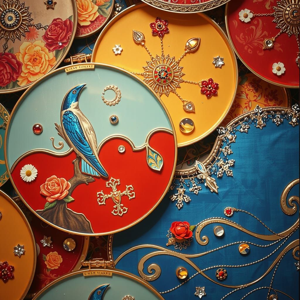 Elegant Maximalist Masterpiece with Vivid Detail