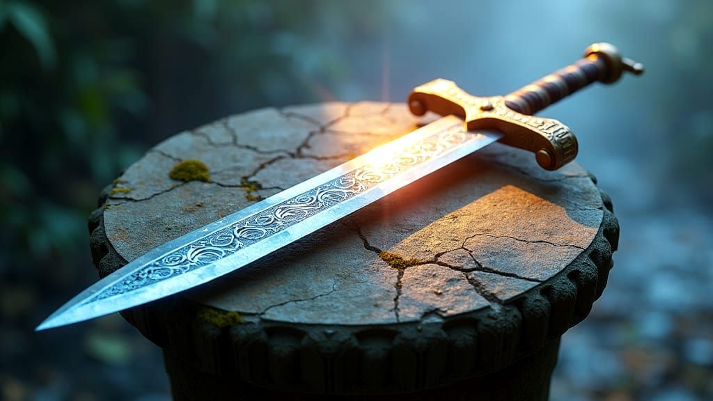 Ahrah's Sword Design from Dust: An Elysian Tail