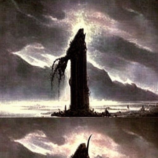 Gates to Hell: A Gothic Horror Scene