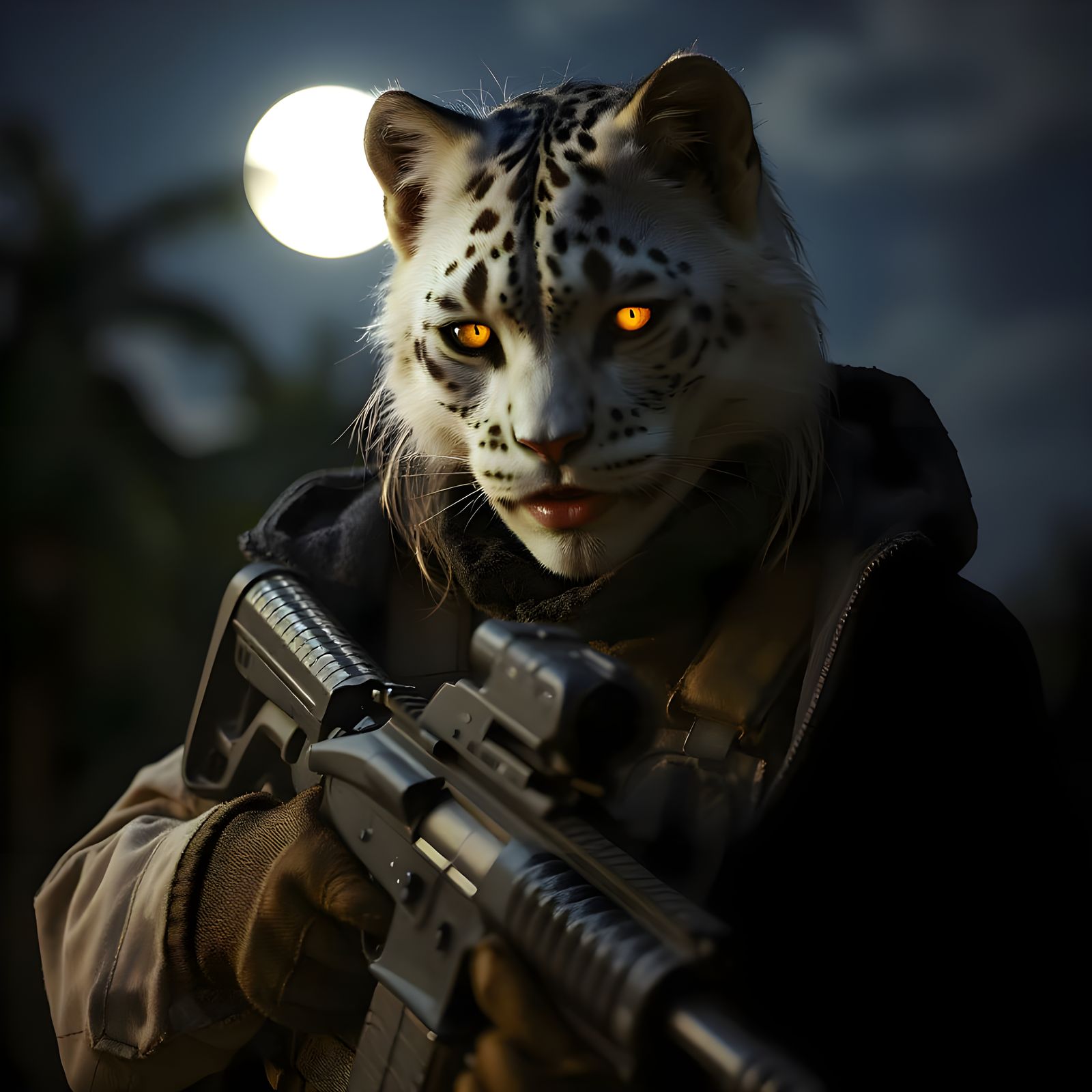 Snow Leopard Vampire Soldier Ambush in Rio