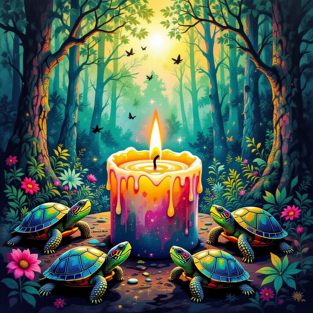 Forest Scene Revealed as Graffiti Art