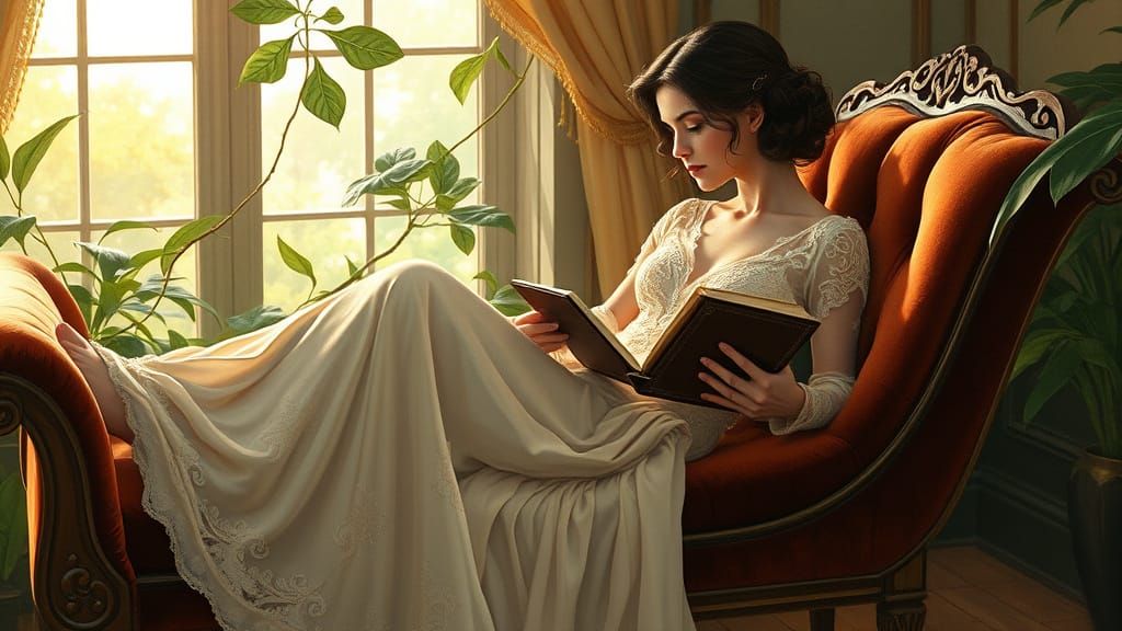 Ethereal Beauty in Luxurious Setting