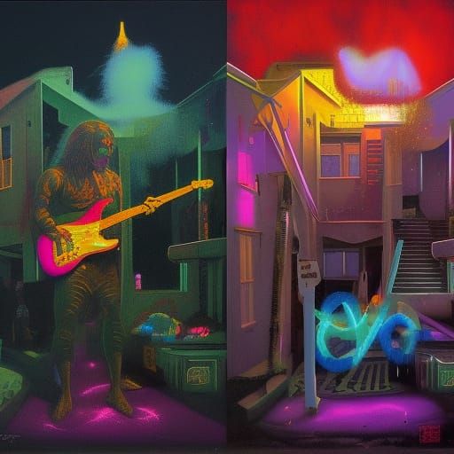 night bars, guitars, run down motels like shacks