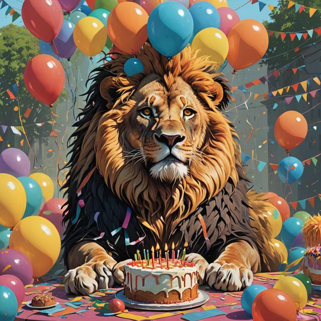 Leo the Lion's Birthday Celebration