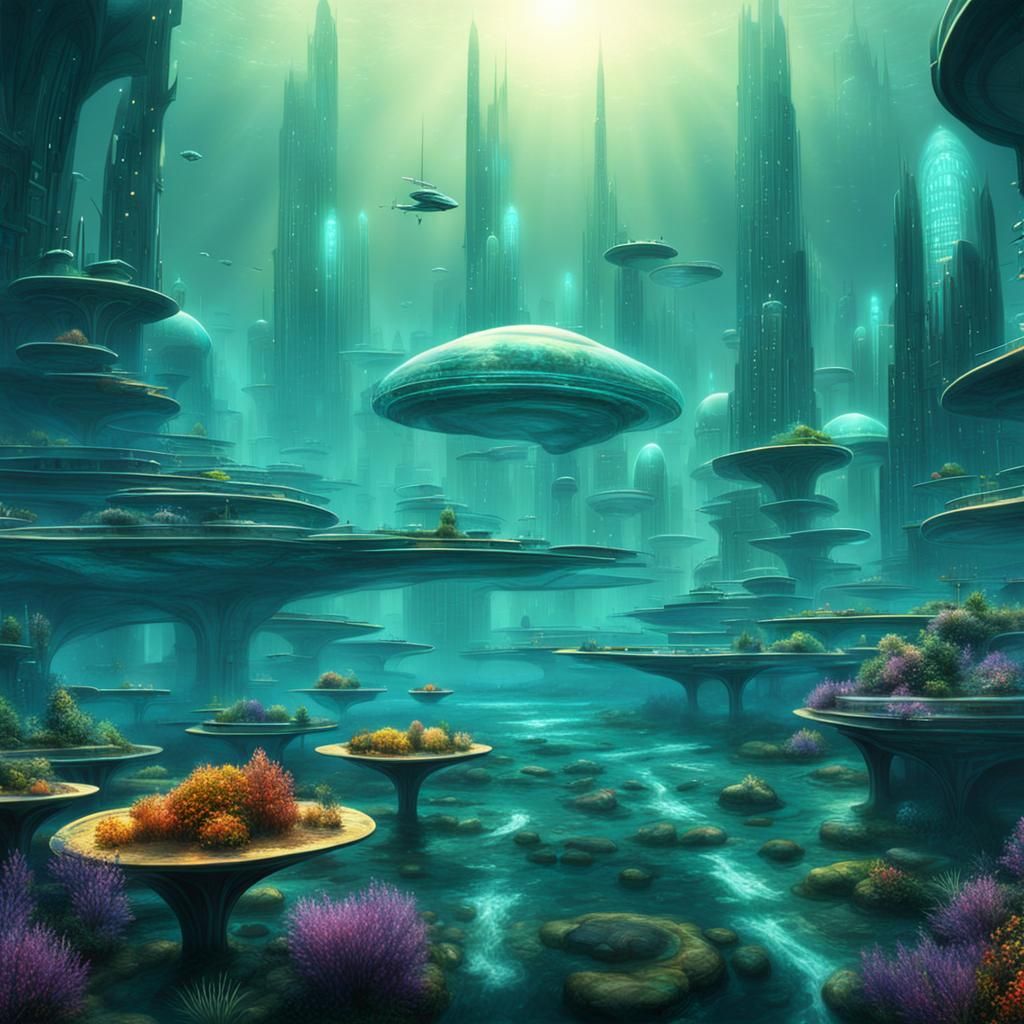alien city underwater