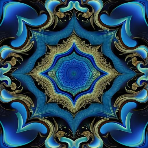 Fractal Exotic Elegance: Digital Surrealism