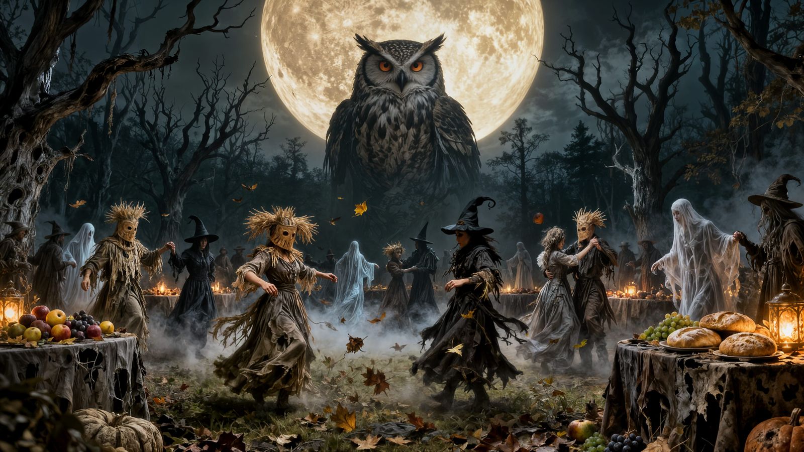 Ethereal Harvest Moon Ball with Spectral Guests