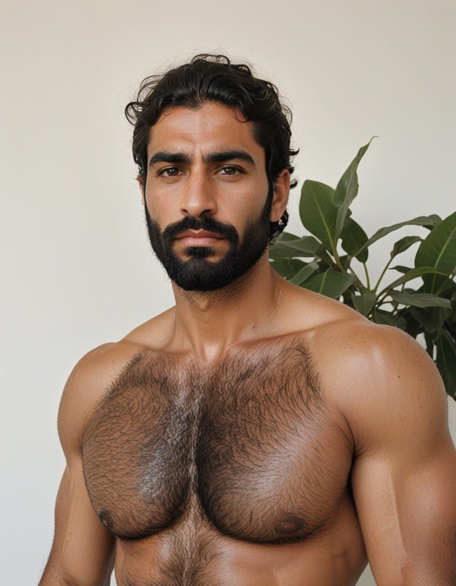 Handsome Arab Man in Natural Light
