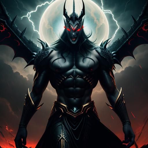 Ominous Man with Divine Merged Form