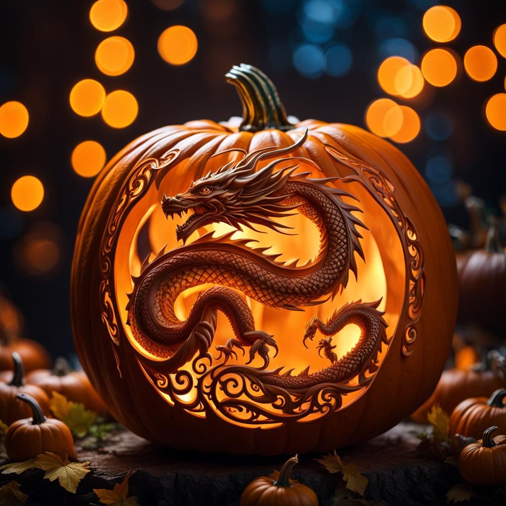 Dragon-o'-lantern