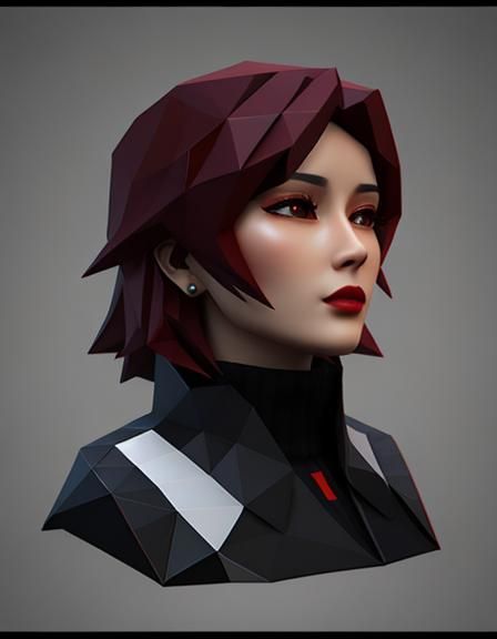 Simple Low-Poly Geometric Rendering