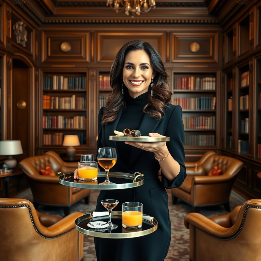 Woman practicing her powers of levitation!