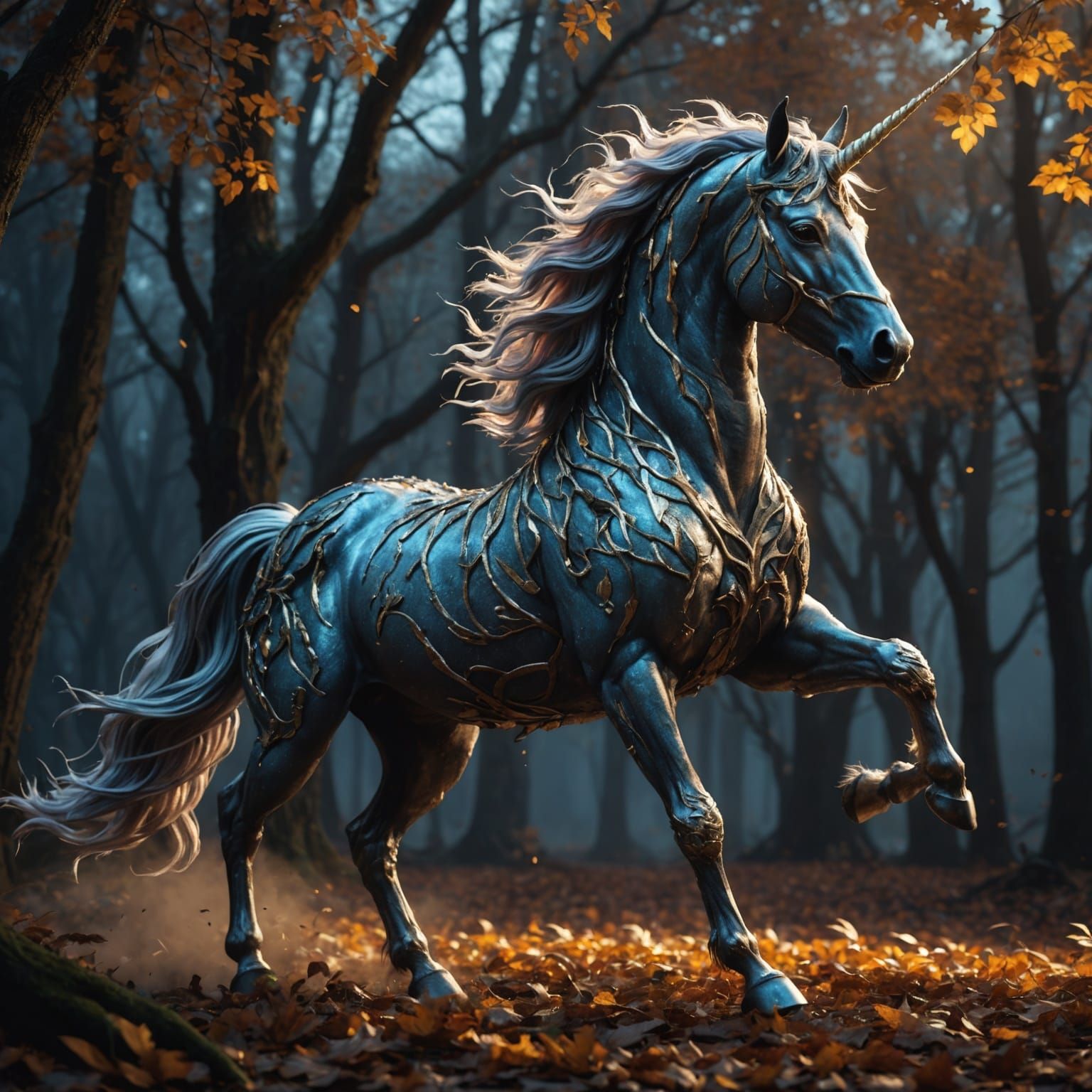 glowing photorealistic closeup side view final render of an ...