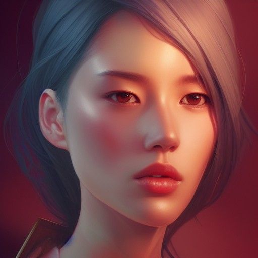 Hyperdetailed Portrait of Jin in 8k Resolution
