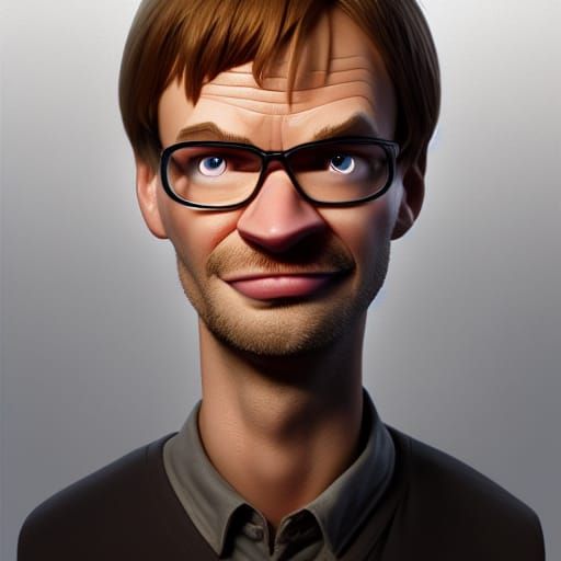 Jeffrey Dahmer as DreamWorks 3D Rendered Character