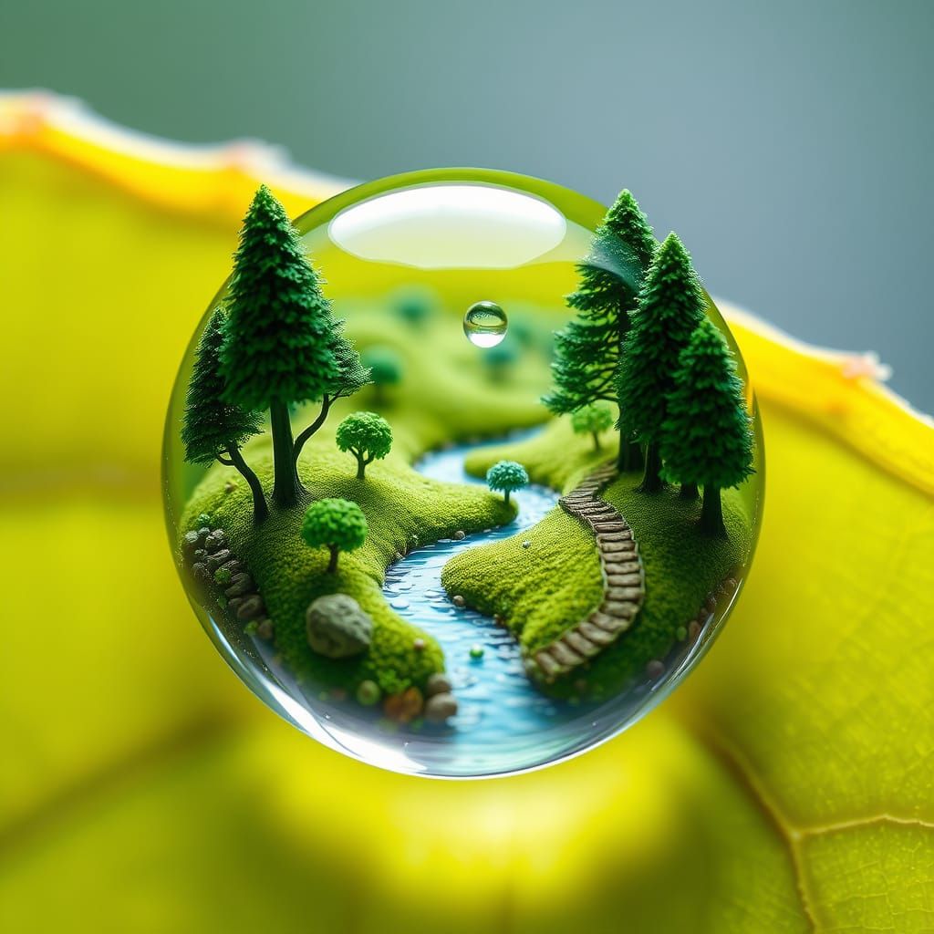 Microscopic Fantastical World Thrives in a Drop of Water