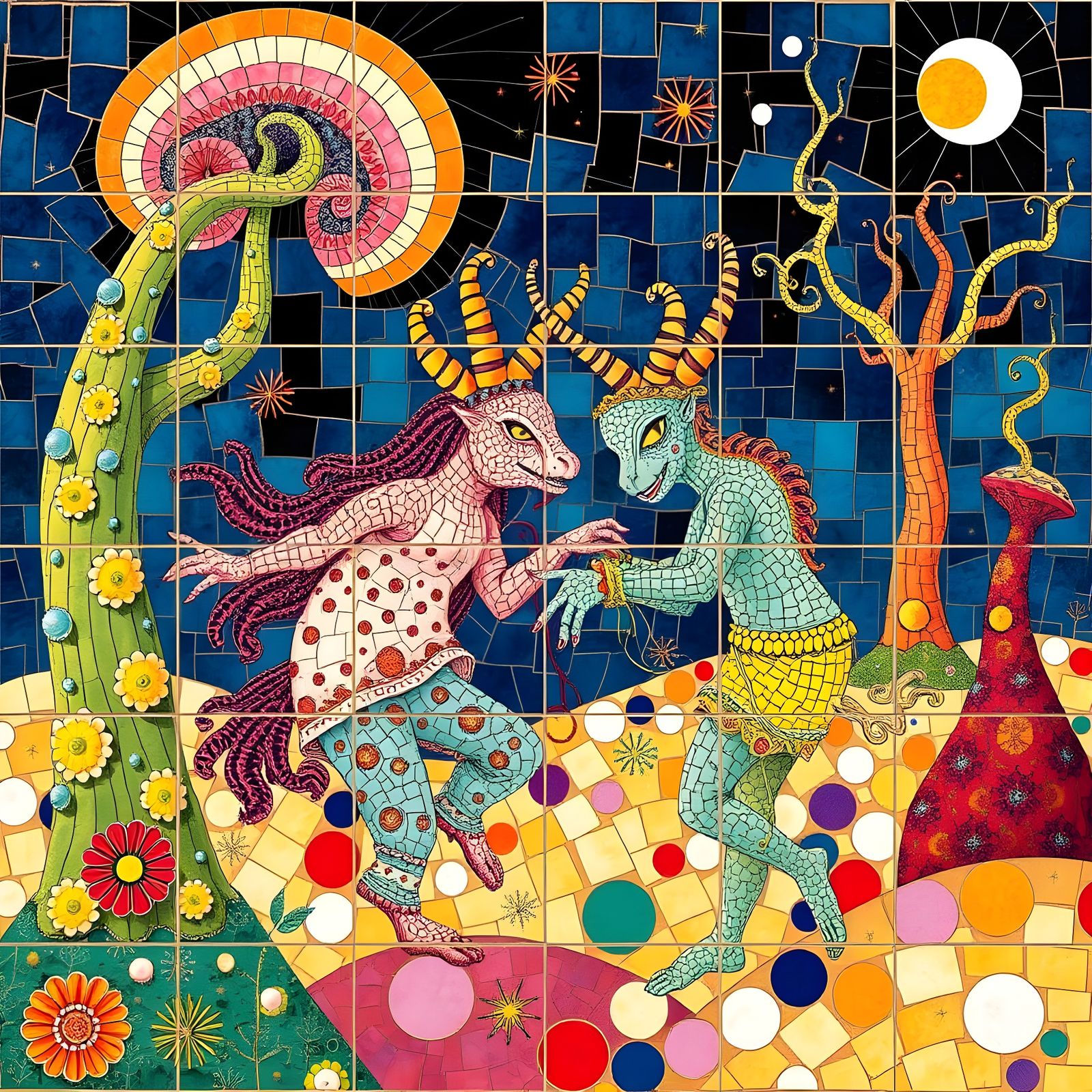 Ummugrunt Dancers Mosaic