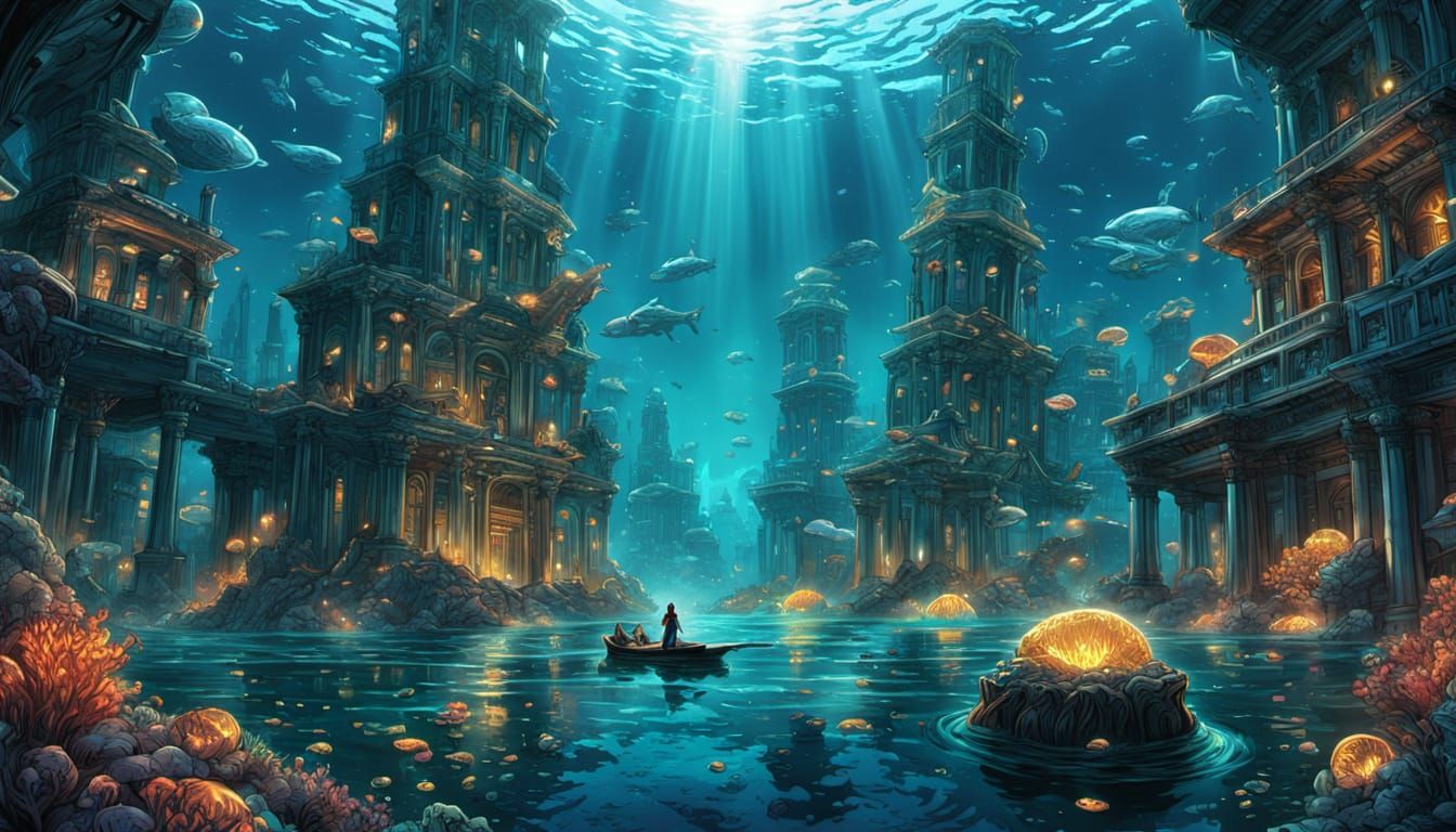 Aphrodite Presides Over an Opulent Underwater City in Comic ...