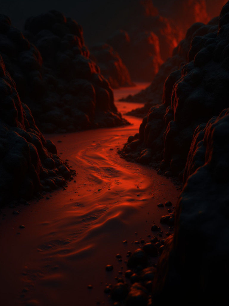 Abstract Silver Cycles: Breathtaking Matte Painting